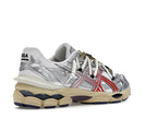 Asics Gel-Cumulus 16 Toga White Red Pure Silver, vista a 360 gradi 33 di 36