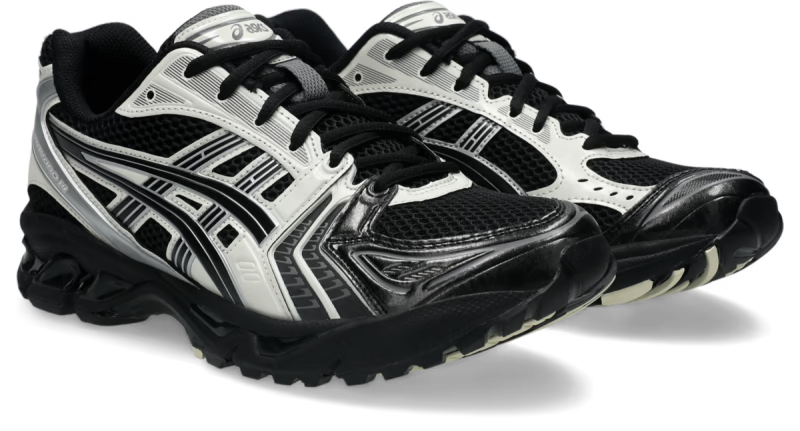 ASICS Gel-Kayano 14 Black Cream - vue trois quarts avant