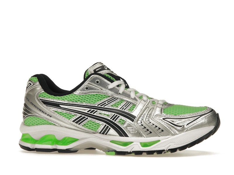 Asics Gel-Kayano 14 Bright Lime Midnight, vista a 360 gradi 2 di 36