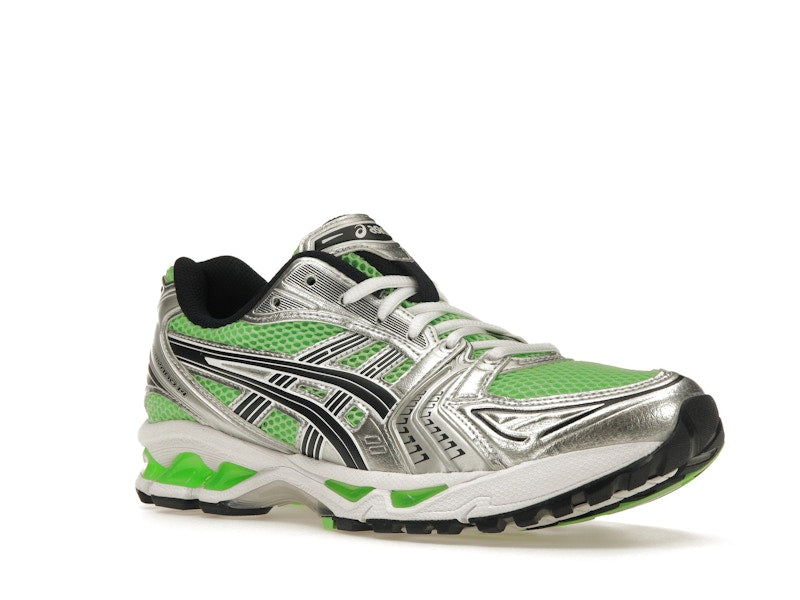 Asics Gel-Kayano 14 Bright Lime Midnight, vista a 360 gradi 5 di 36