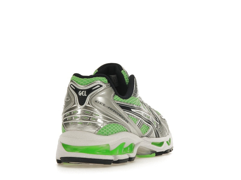 Asics Gel-Kayano 14 Bright Lime Midnight, vista a 360 gradi 30 di 36