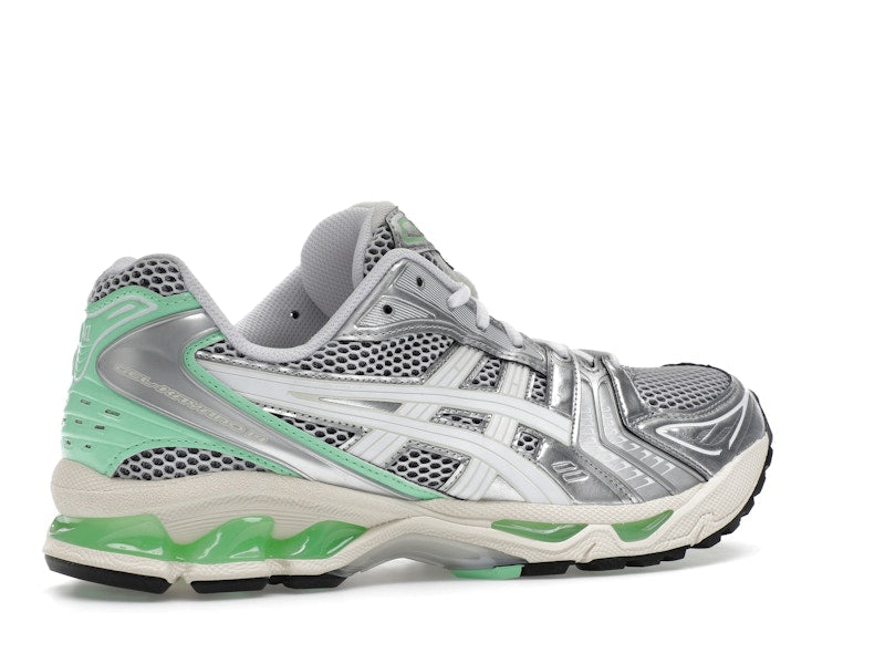 Asics Gel-Kayano 14 Silver Lime, vista a 360 gradi 34 di 36