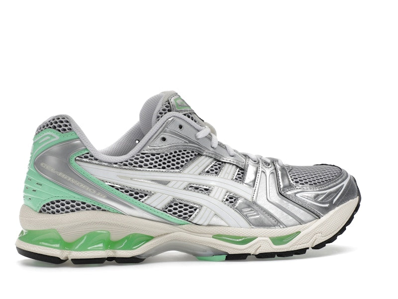 Asics Gel-Kayano 14 Silver Lime, vista a 360 gradi 35 di 36