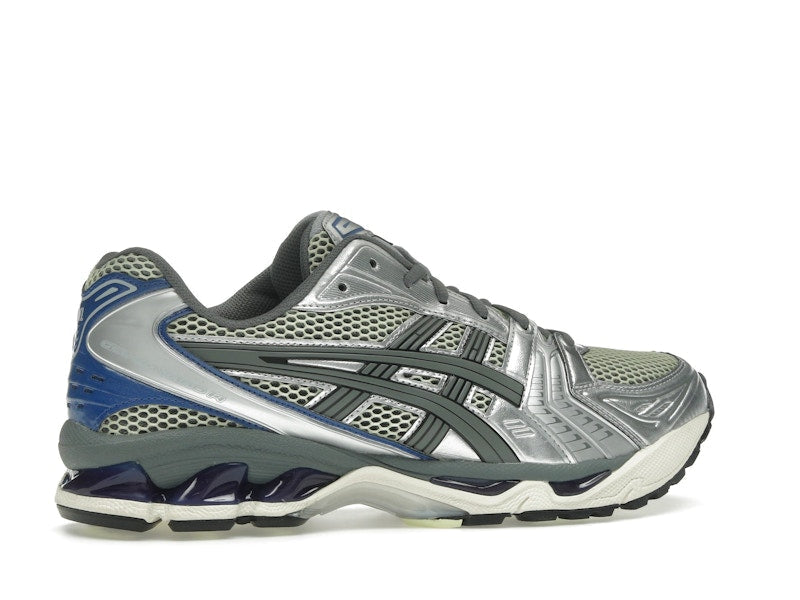 ASICS Gel-Kayano 14 Soft Yellow Asics Blue, vista a 360 gradi 35 di 36