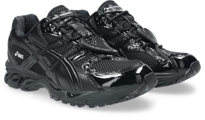 ASICS Gel-Nimbus 10.1 Kimhēkim Black - vue trois quarts avant