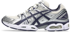 ASICS Gel-Nimbus 9 Oatmeal Indigo Fog - vue profil