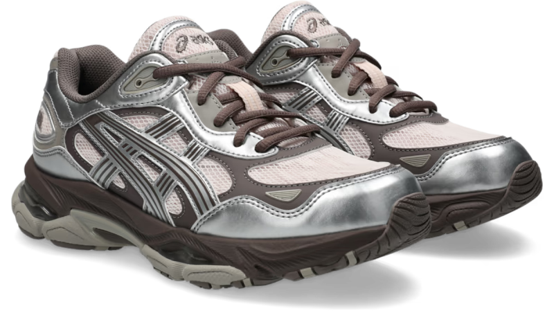 ASICS Gel-NYC 2.0 Pink Cloud/Pure Silver - vue trois quarts avant