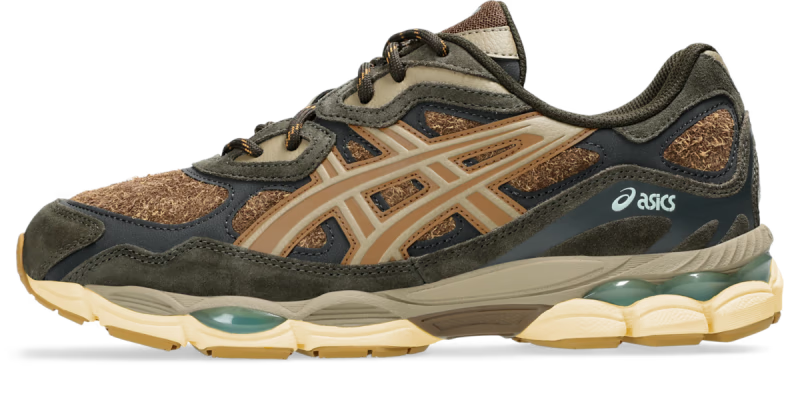ASICS Gel-NYC Brown Storm Tan Presidio - vue profil