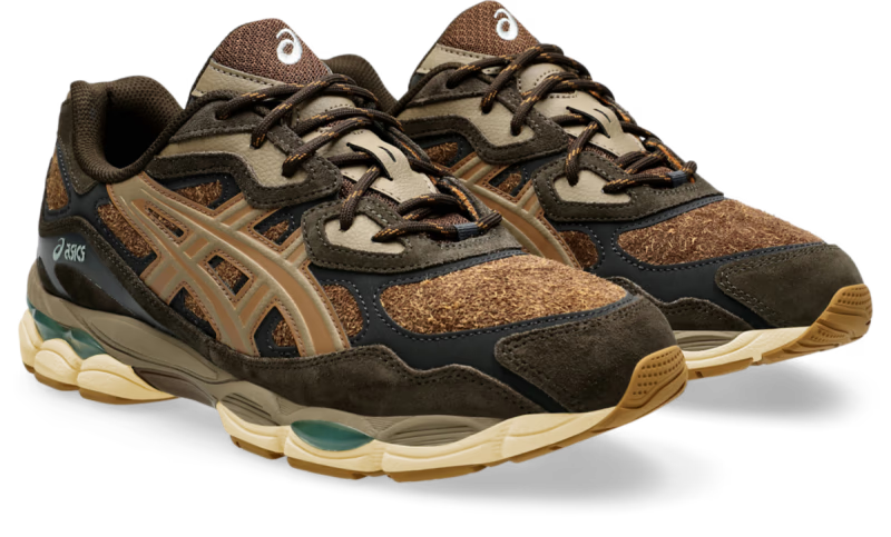 ASICS Gel-NYC Brown Storm Tan Presidio - vue trois quarts avant