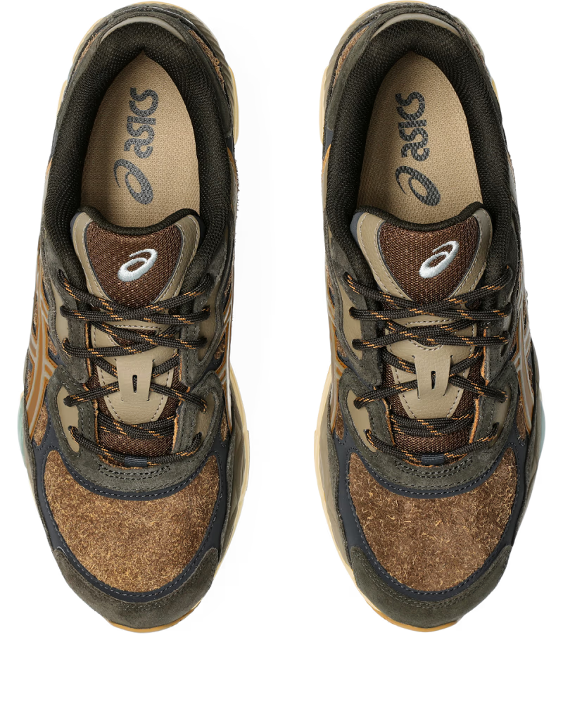 ASICS Gel-NYC Brown Storm Tan Presidio - vue dessus