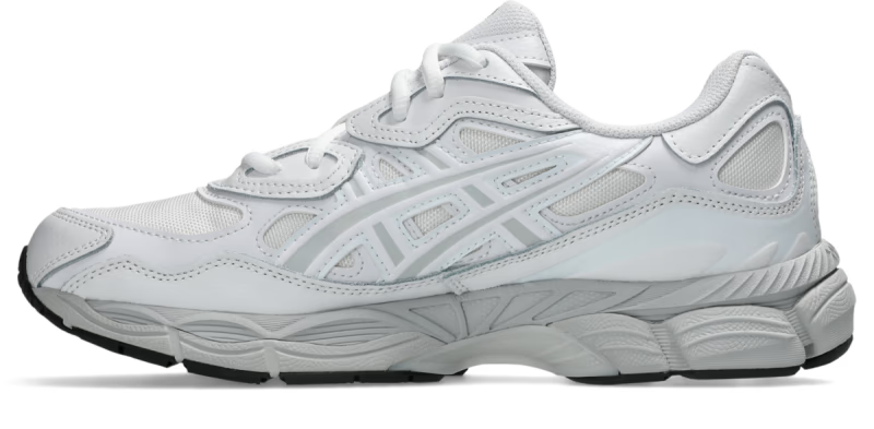 ASICS Gel-NYC White White Glacier Grey - vue interieur