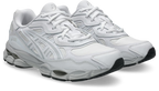 ASICS Gel-NYC White White Glacier Grey - vue trois quarts avant