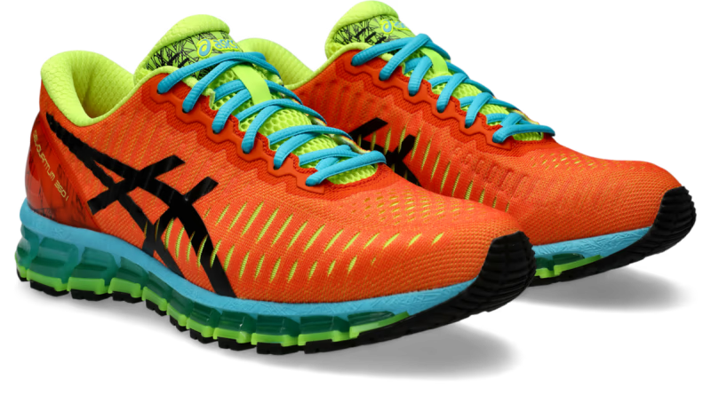 ASICS Gel-Quantum 360 I Habanero Aqua - vue trois quarts avant