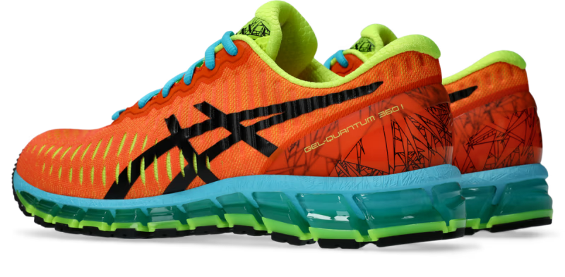 ASICS Gel-Quantum 360 I Habanero Aqua - vue paire