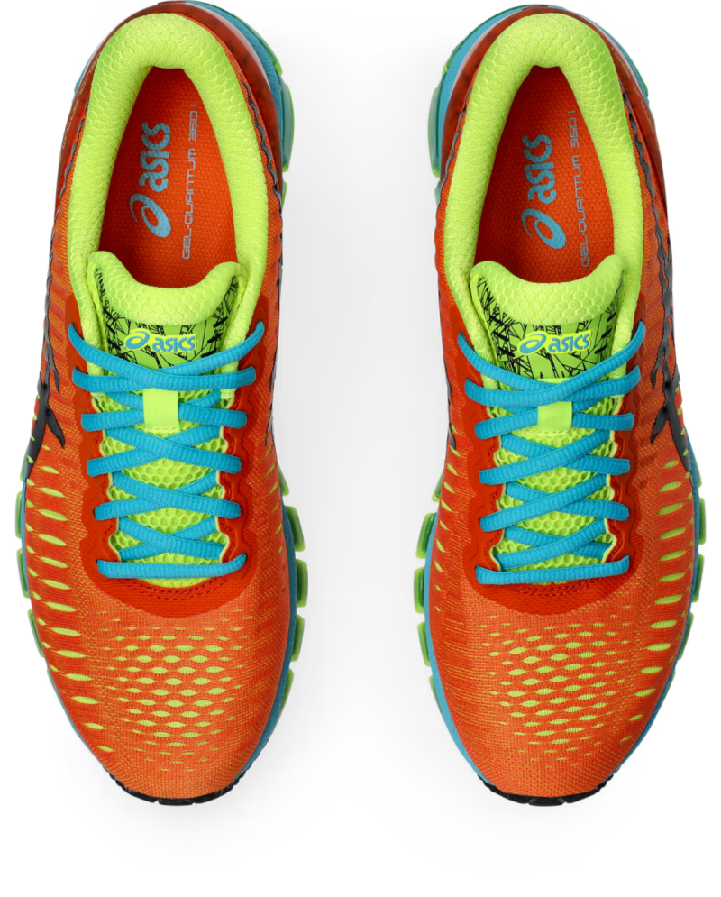 ASICS Gel-Quantum 360 I Habanero Aqua - vue dessus
