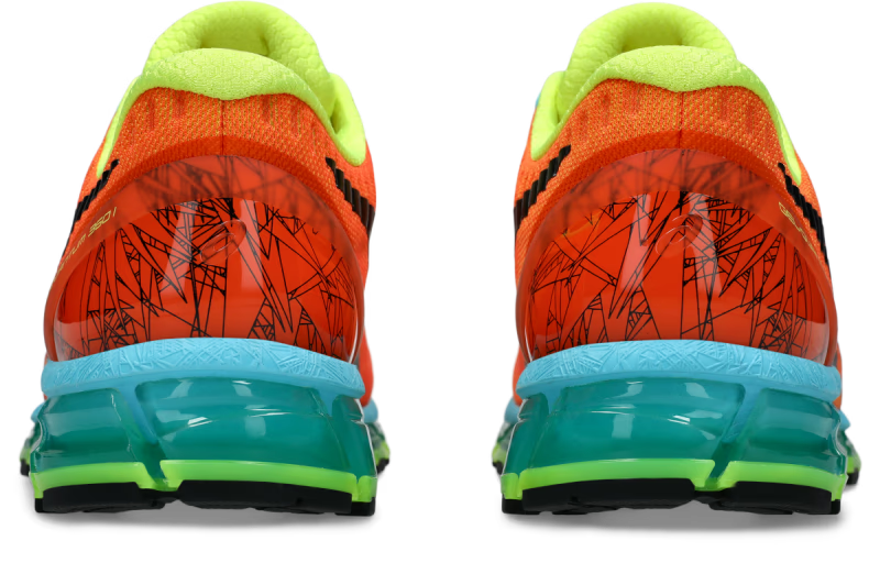 ASICS Gel-Quantum 360 I Habanero Aqua - vue arriere