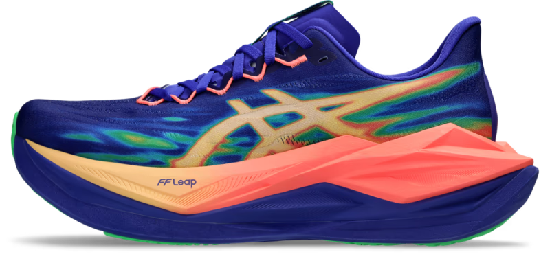 ASICS Superblast 3 Cobalt Burst Light Orange - vue profil