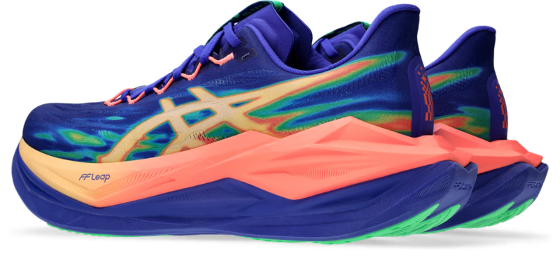 ASICS Superblast 3 Cobalt Burst Light Orange - vue paire