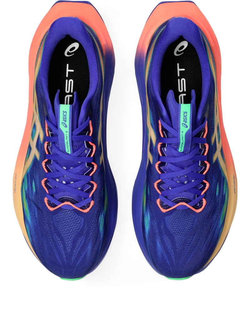 ASICS Superblast 3 Cobalt Burst Light Orange - vue dessus