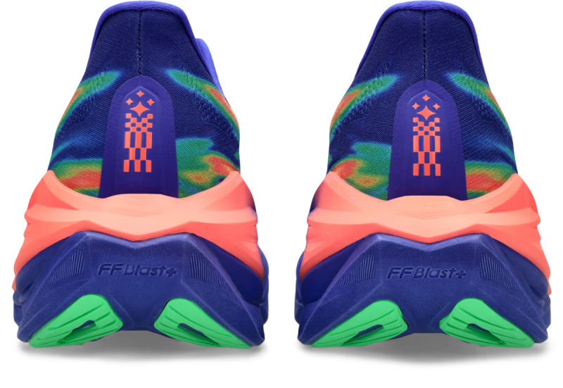 ASICS Superblast 3 Cobalt Burst Light Orange - vue arriere