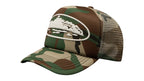 Corteiz Island Puff Print Trucker Hat Woodland Camo - corteiz-island-puff-print-trucker-hat-woodland-camo