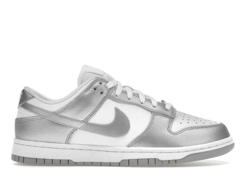 Nike Dunk Low Metallic Silver Womens - White/Metallic Silver/Blue Joy - FV1311-100 - 01