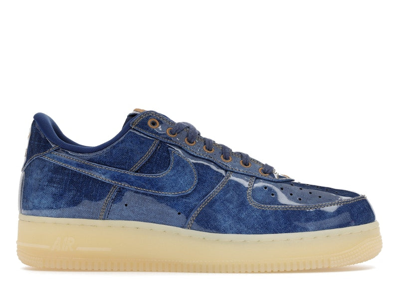 Nike Air Force 1 Low Patent Denim - Coastal Blue/Natural/Flax/Coastal Blue - IM5757-400 - 01