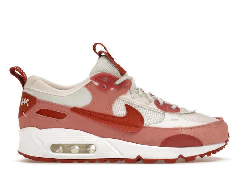 Nike Air Max 90 Futura Red Stardust Womens - Red Stardust/Summit White/Campfire Orange/Rugged Orange - FQ8881-618 - 01