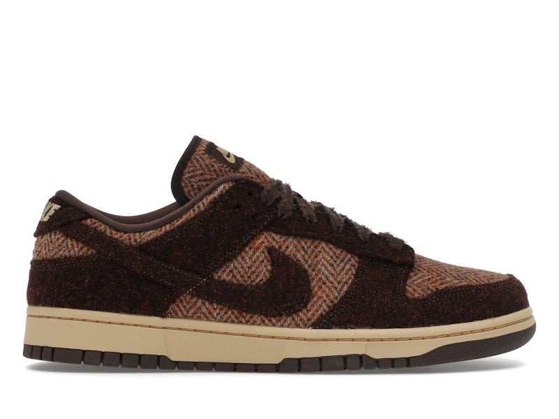 Nike Dunk Low Harris Tweed Sesame Womens - Sesame/Violet Mist/Baroque Brown - IO0052-200 - 01