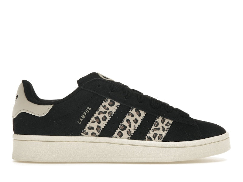 Adidas Campus 00s Black Leopard Womens - Core Black/Supplier Color/Wonder Beige - ID7039 - 01
