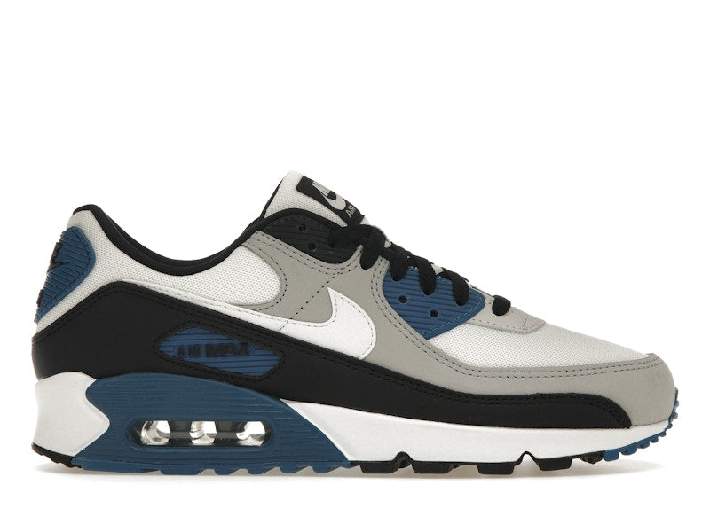 Nike Air Max 90 Black Industrial Blue - Light Smoke Grey/Black/Industrial Blue/Summit White - FB9658-002 - 01