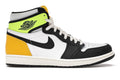Air Jordan 1 Retro High White Black Volt University Gold