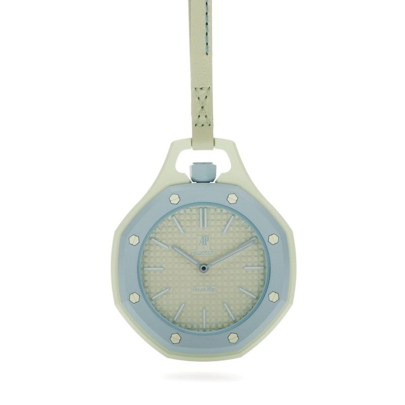 Swatch x Audemars Piguet AP Bioceramic Royal Pop Blaue Acht SSX03L101N, vista a 360 gradi 1 di 36