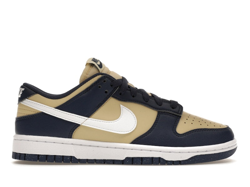 Nike Dunk Low Next Nature Midnight Navy Gold (Women's), vista a 360 gradi 1 di 36