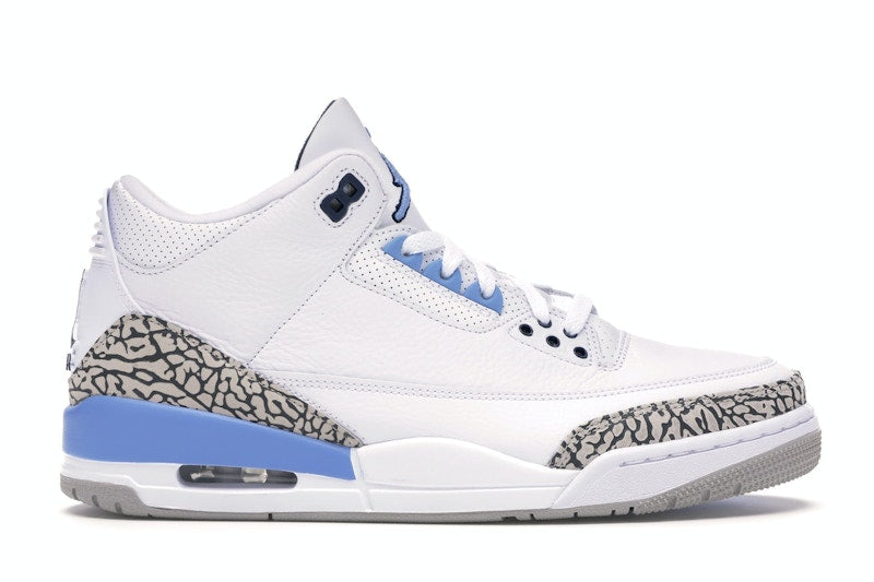 Air Jordan 3 Retro Unc (2020), vista a 360 gradi 1 di 36
