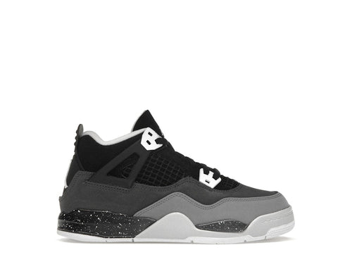 Air Jordan 4 Retro Fear 2024 (PS) - Black/White/Anthracite/Black/Pure Platinum - FV4537-002 - 01