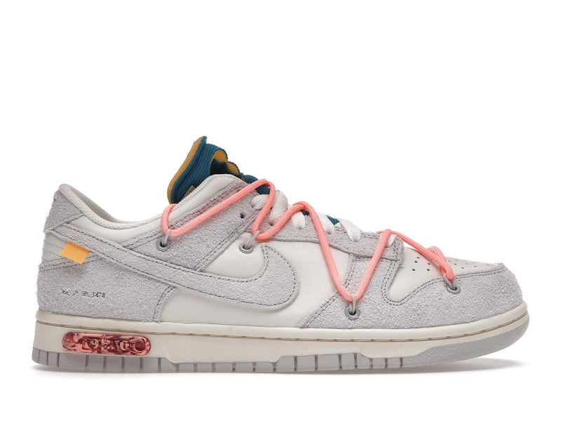 Nike Dunk Low Off White Lot 19 - Sail/Neutral Grey-Orange Pulse - DJ0950-119 - 01