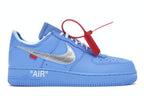 Nike Air Force 1 Low Off White University Blue - University Blue/Metallic Silver-White - CI1173-400 - 01