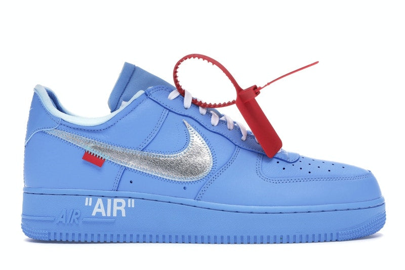 Nike Air Force 1 Low Off White University Blue - University Blue/Metallic Silver-White - CI1173-400 - 01