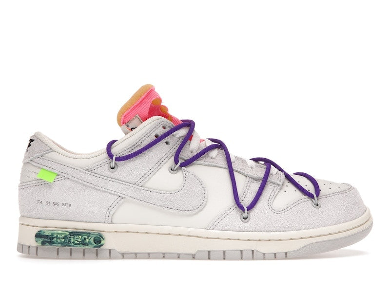 Nike Dunk Low Off White Lot 15, vista a 360 gradi 1 di 36