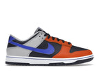 Nike Dunk Low EMB NBA 75th Anniversary Knicks - Black/Racer Blue-Grey Fog-Orange - DD3363-002 - 01