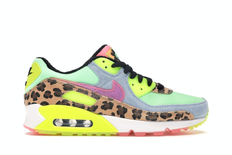 Nike Air Max 90 Lx 90s Dancefloor Green (W) - Illusion Green/Sunset Pulse-Black-White - CW3499-300 - 01