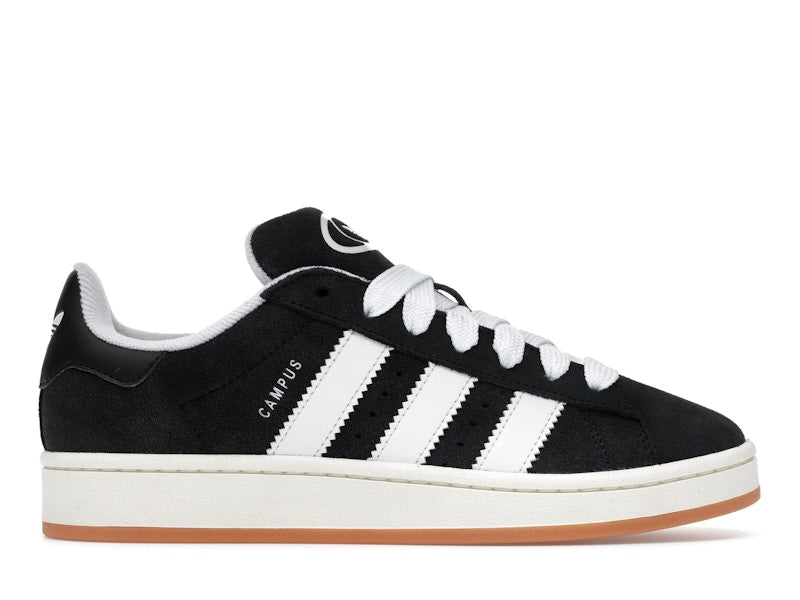 Adidas Campus 00s Black White Off White Womens - Core Black/Cloud White/Off White - JP9163 - 01