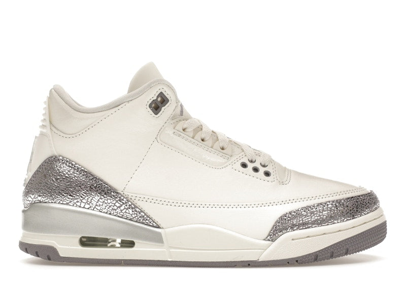 Air Jordan 3 Retro Sail Cement Grey, vista a 360 gradi 1 di 36