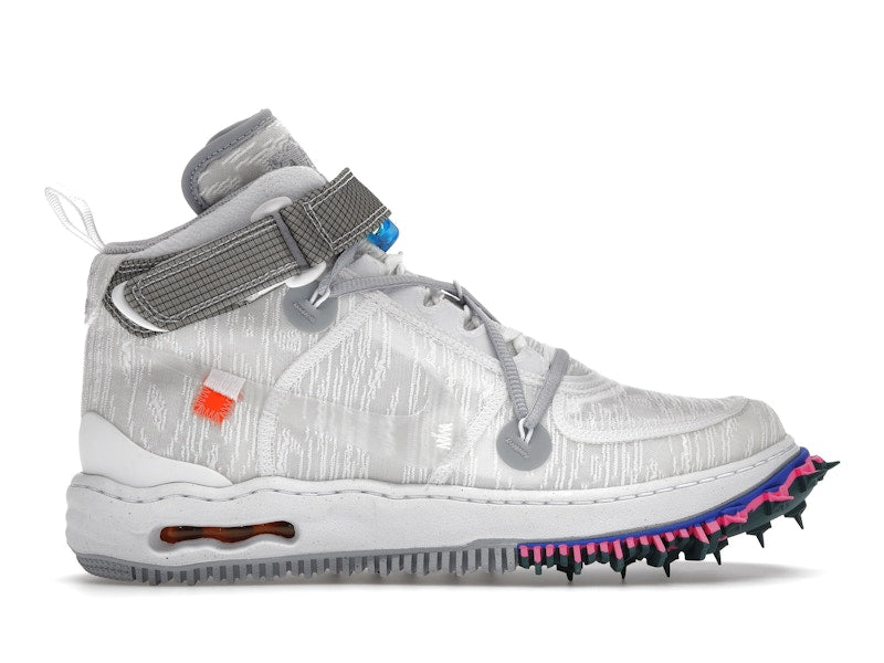 Nike Air Force 1 Mid Off White White - White/Clear White - DO6290-100 - 01