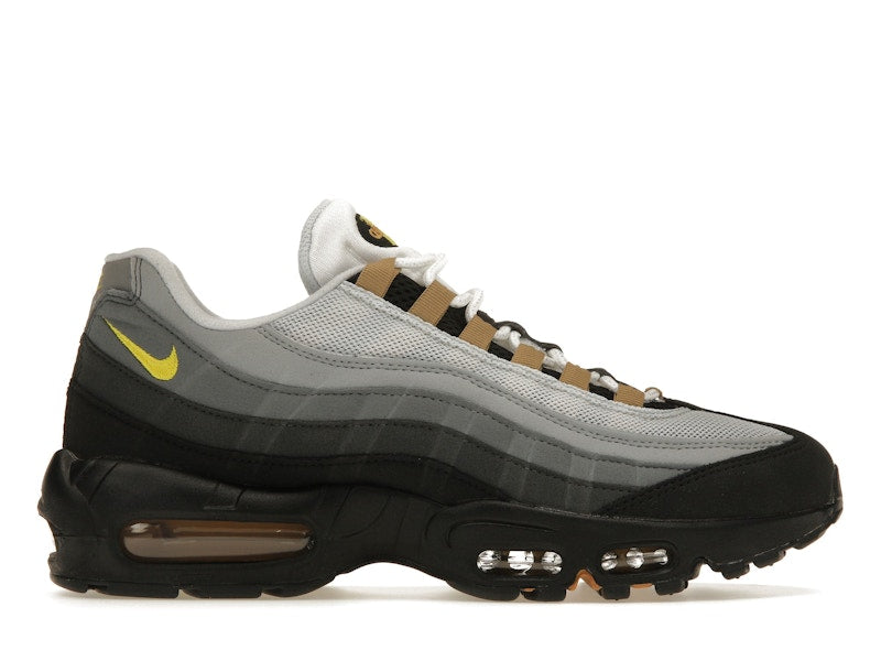 Nike Air Max 95 Icons Yellow Strike - White/Wolf Grey/Cool Grey/Yellow Strike - DX4236-100 - 01