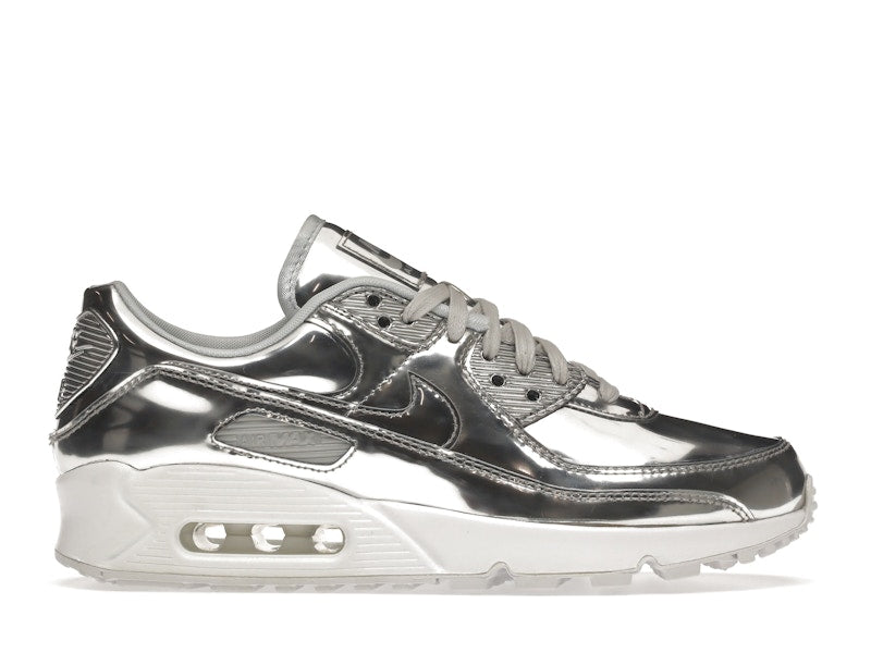 Nike Air Max 90 Metallic Silver 2020 (W) - Metallic Silver/Metallic Silver-White - CQ6639-001 - 01