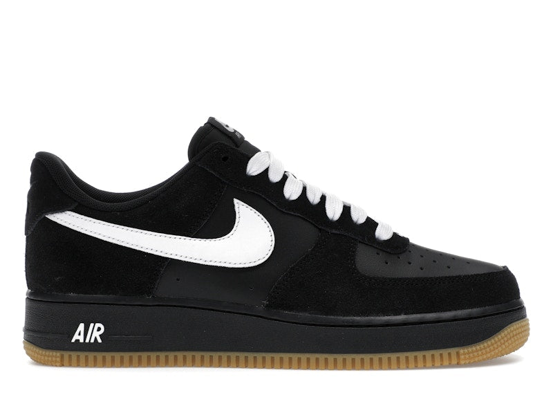 Nike Air Force 1 Low '07 LV8 Black Gum Light Brown White, vista a 360 gradi 1 di 36