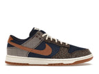 Nike Dunk Low Tweed Midnight Navy Corduroy - Midnight Navy/Ale Brown/Pale Ivory - FQ8746-410 - 01