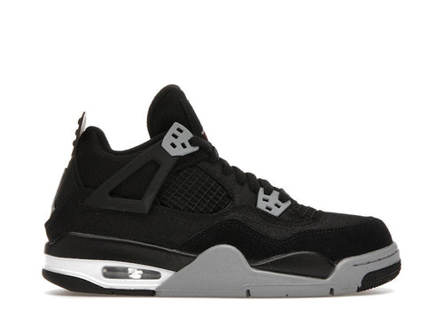 Jordan 4 Retro Black Canvas (GS), vista a 360 gradi 1 di 36